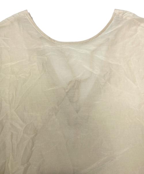 Heriter（エリテ）HERITER (エリテ) シアーコットンシルクワンピース アイボリー サイズ:38の古着・服飾アイテム