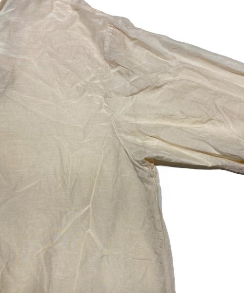 Heriter（エリテ）HERITER (エリテ) シアーコットンシルクワンピース アイボリー サイズ:38の古着・服飾アイテム