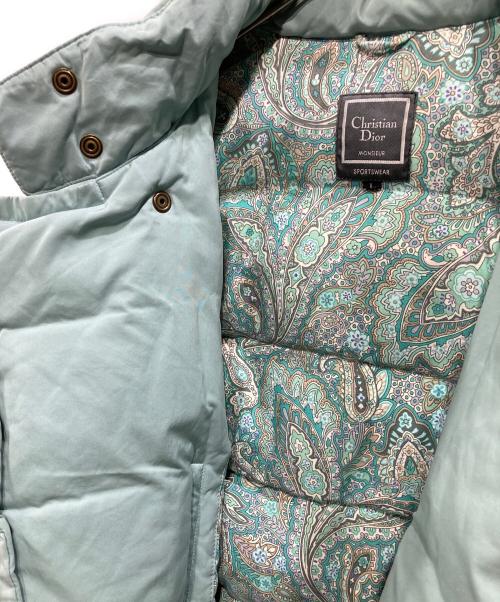 Christian Dior MONSIEUR（クリスチャンディオールムッシュ）Christian Dior MONSIEUR (クリスチャンディオールムッシュ) ダウンジャケット グリーン サイズ:Lの古着・服飾アイテム