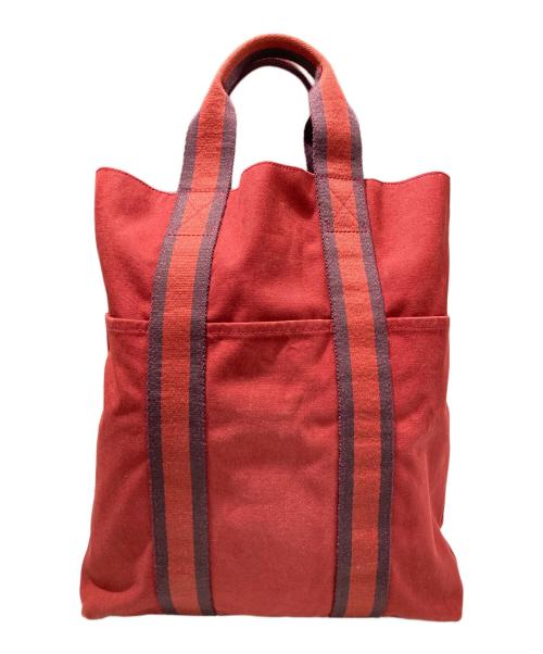 HERMES（エルメス）HERMES (エルメス) フールトゥカバストートバッグ レッド サイズ:-の古着・服飾アイテム