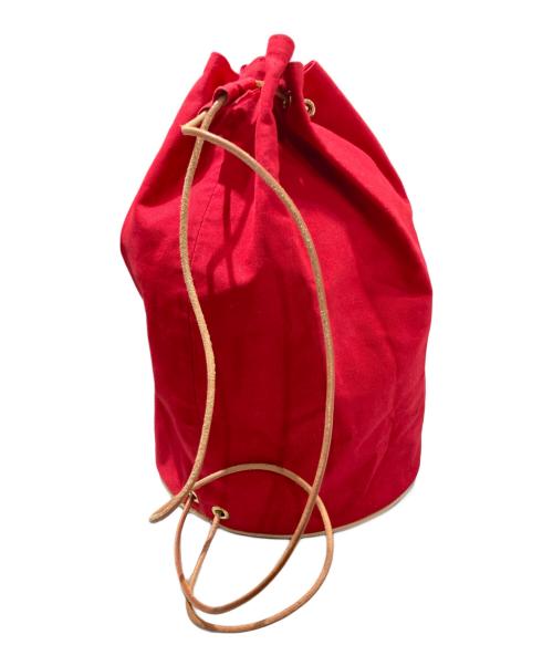 HERMES（エルメス）HERMES (エルメス) ポロションミルルキャンバスショルダーバッグ レッド サイズ:-の古着・服飾アイテム