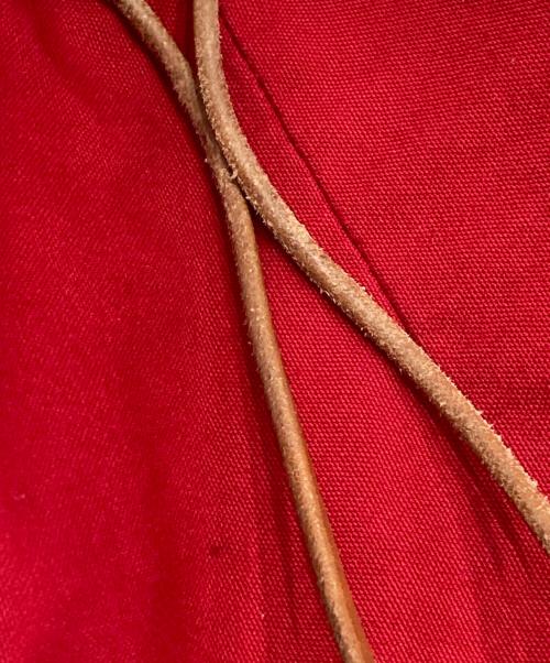 HERMES（エルメス）HERMES (エルメス) ポロションミルルキャンバスショルダーバッグ レッド サイズ:-の古着・服飾アイテム