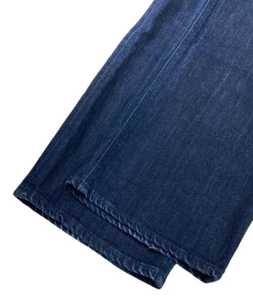 YANUK（ヤヌーク）YANUK (ヤヌーク) WAKA NOZAWA Wide Straight “Purity” ネイビー サイズ:27の古着・服飾アイテム