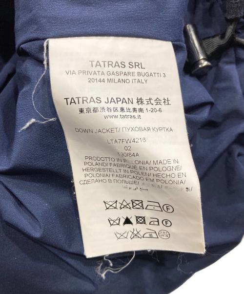 TATRAS（タトラス）TATRAS (タトラス) ビッグカラーダウンコート ネイビー サイズ:02の古着・服飾アイテム