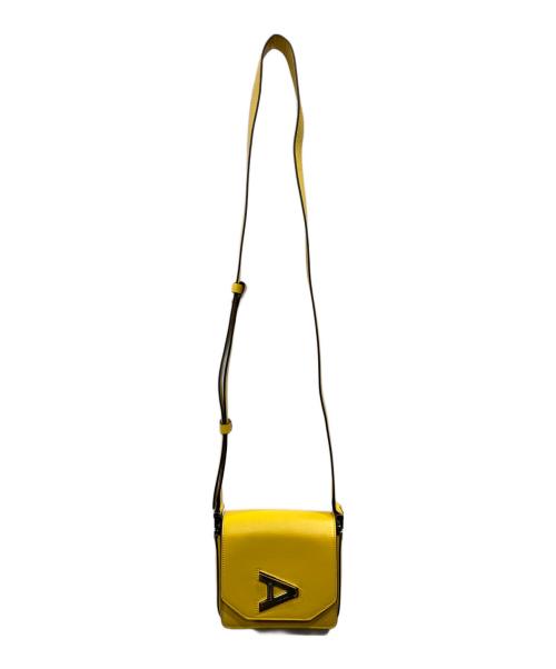 ANTEPRIMA（アンテプリマ）ANTEPRIMA (アンテプリマ) ターンロックレザーミニショルダーバッグ イエローの古着・服飾アイテム