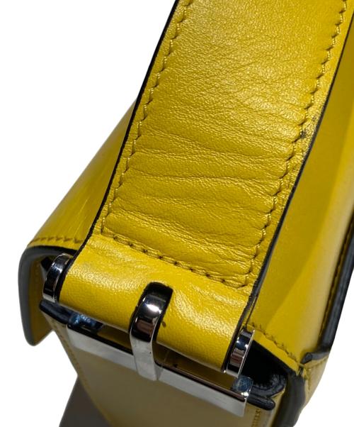 ANTEPRIMA（アンテプリマ）ANTEPRIMA (アンテプリマ) ターンロックレザーミニショルダーバッグ イエローの古着・服飾アイテム