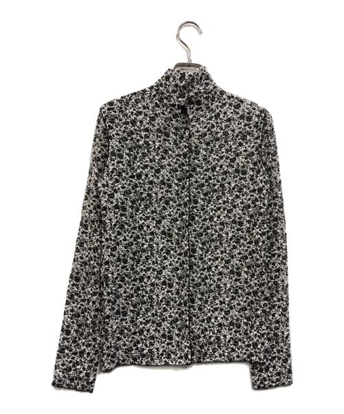 machatt（マチャット）machatt (マチャット) ストレッチシアータートル ホワイト×ブラック サイズ:Sの古着・服飾アイテム