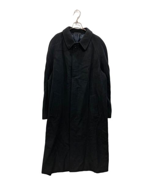 ARMANI COLLEZIONI（アルマーニ コレツィオーニ）ARMANI COLLEZIONI (アルマーニ コレツィオーニ) カシミア混コート ブラック サイズ:50の古着・服飾アイテム