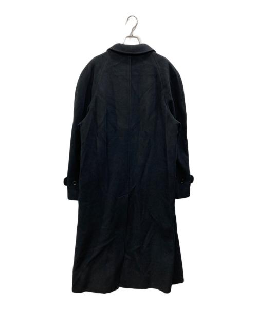 ARMANI COLLEZIONI（アルマーニ コレツィオーニ）ARMANI COLLEZIONI (アルマーニ コレツィオーニ) カシミア混コート ブラック サイズ:50の古着・服飾アイテム