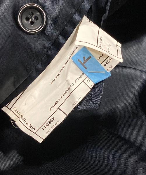 ARMANI COLLEZIONI（アルマーニ コレツィオーニ）ARMANI COLLEZIONI (アルマーニ コレツィオーニ) カシミア混コート ブラック サイズ:50の古着・服飾アイテム