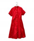 foufouフーフー ザドレス）の古着「夏ドラ21サマーワンピース」｜レッド