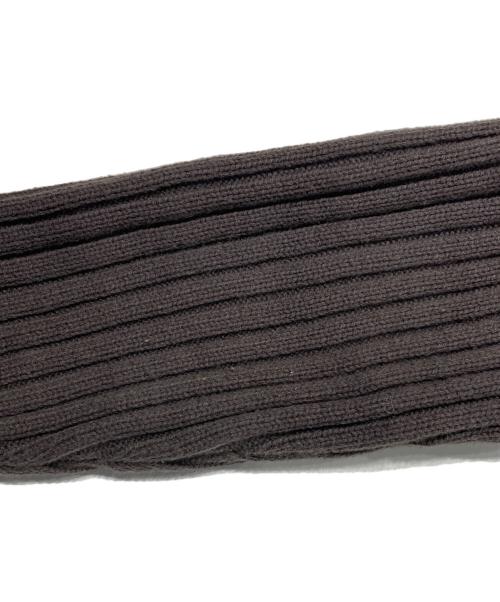 LAGUA GEM（ラグアジェム）LAGUA GEM (ラグアジェム) KNIT DOCKINGブルゾン ブラウン サイズ:Freeの古着・服飾アイテム