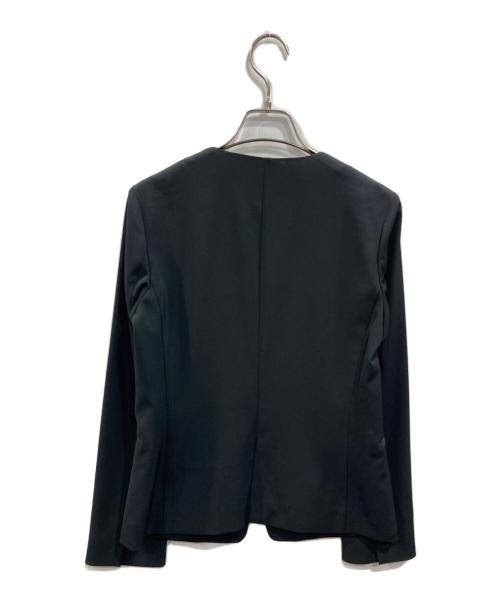 green label relaxing（グリーンレーベルリラクシング）green label relaxing (グリーンレーベルリラクシング) サラフール ノーラペル ジャケット ブラック サイズ:Mの古着・服飾アイテム
