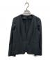 green label relaxing（グリーンレーベルリラクシング）の古着「サラフール ノーラペル ジャケット」｜ブラック