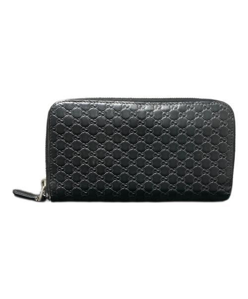 GUCCI（グッチ）GUCCI (グッチ) 長財布 ブラックの古着・服飾アイテム