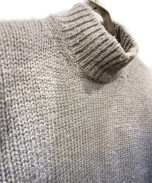 GUCCI（グッチ）GUCCI (グッチ) ハイネックグラデーションニット グレー サイズ:Mの古着・服飾アイテム