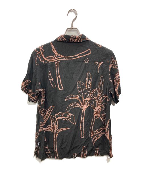 stussy（ステューシー）stussy (ステューシー) バナナツリーアロハシャツ ブラック サイズ:SIZE Mの古着・服飾アイテム