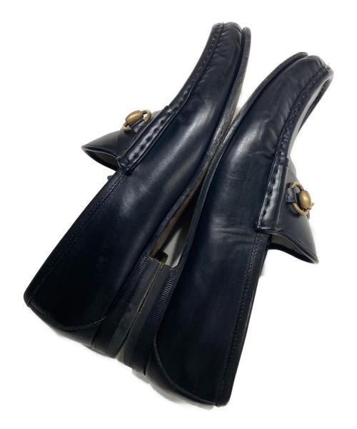 GUCCI（グッチ）GUCCI (グッチ) ホースビットローファー ブラック サイズ:7の古着・服飾アイテム