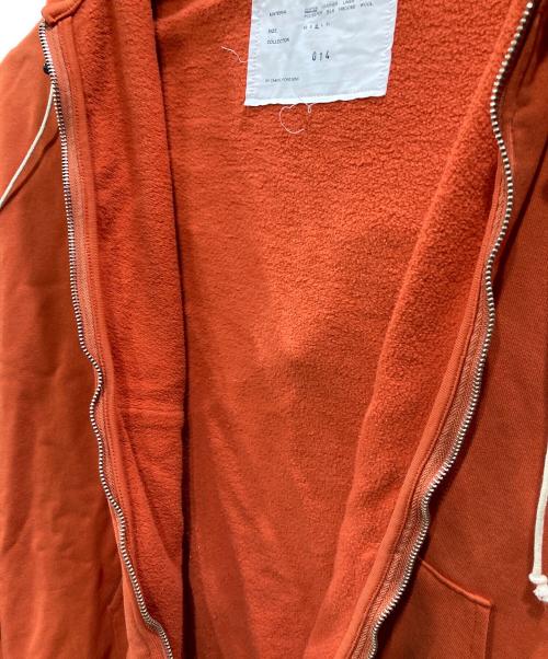 CAMIEL FORTGENS（カミエルフォートヘンス）CAMIEL FORTGENS (カミエルフォートヘンス) ジップパーカー オレンジ サイズ:Mの古着・服飾アイテム