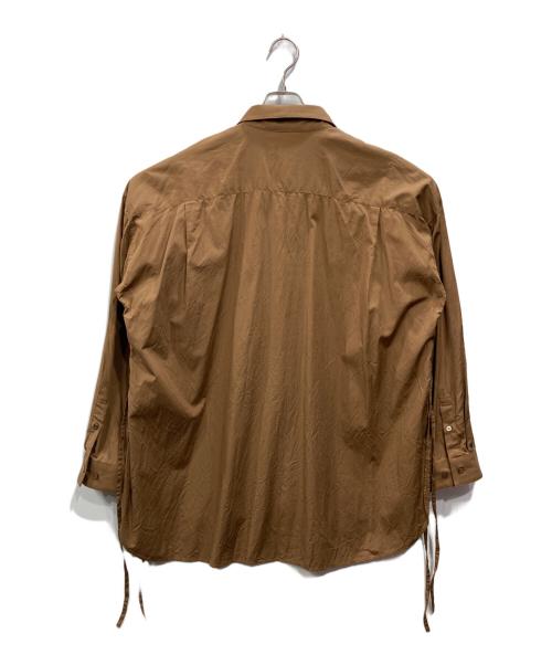 Toironier（トワロニエ）Toironier (トワロニエ) ブロードルーズシャツ ブラウン サイズ:Fの古着・服飾アイテム