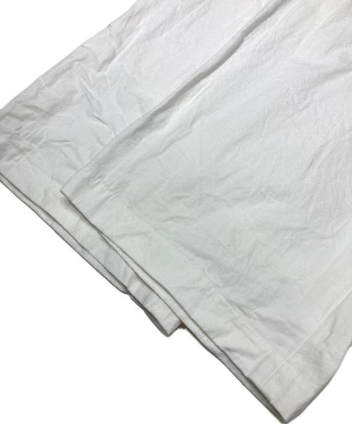 yokosakamoto（ヨウコサカモト）YOKOSAKAMOTO (ヨウコサカモト) コットンリネンパンツ ホワイト サイズ:Lの古着・服飾アイテム