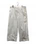 YOKOSAKAMOTO（ヨウコサカモト）の古着「コットンリネンパンツ」｜ホワイト