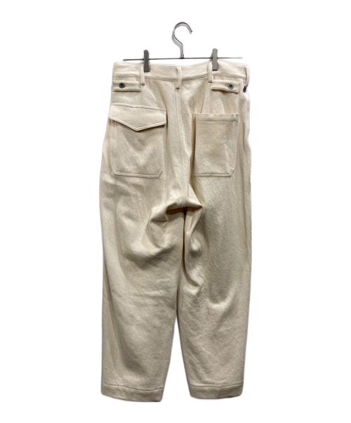 BLURHMS（ブラームス）BLURHMS (ブラームス) Cotton Drill 509 Trousers アイボリー サイズ:3の古着・服飾アイテム