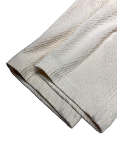 BLURHMS（ブラームス）BLURHMS (ブラームス) Cotton Drill 509 Trousers アイボリー サイズ:3の古着・服飾アイテム