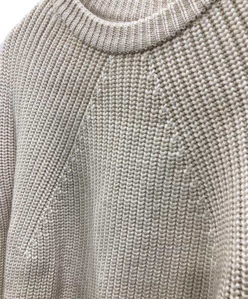 BATONER（バトナ―）BATONER (バトナ―) SIGNATURE CREW NECK アイボリー サイズ:3の古着・服飾アイテム