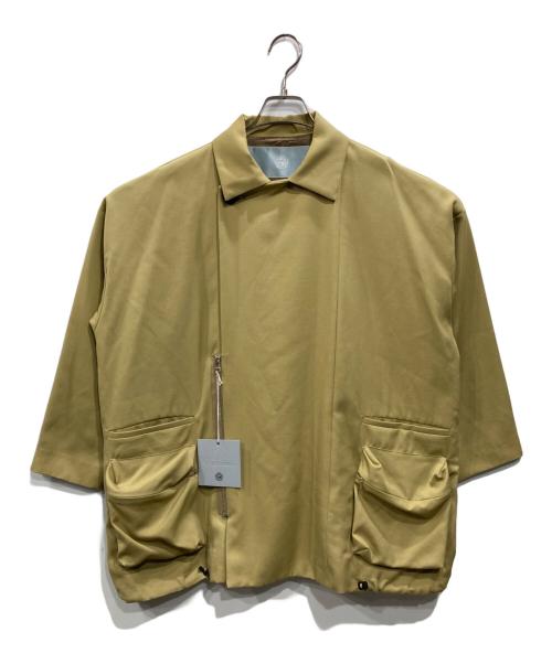 Dulcamara（ドゥルカマラ）Dulcamara (ドゥルカマラ) よそいきWモッズショートコート サンドイエローの古着・服飾アイテム