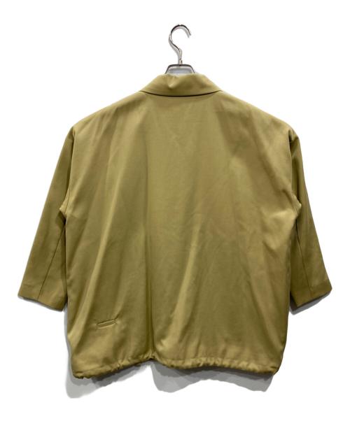 Dulcamara（ドゥルカマラ）Dulcamara (ドゥルカマラ) よそいきWモッズショートコート サンドイエローの古着・服飾アイテム