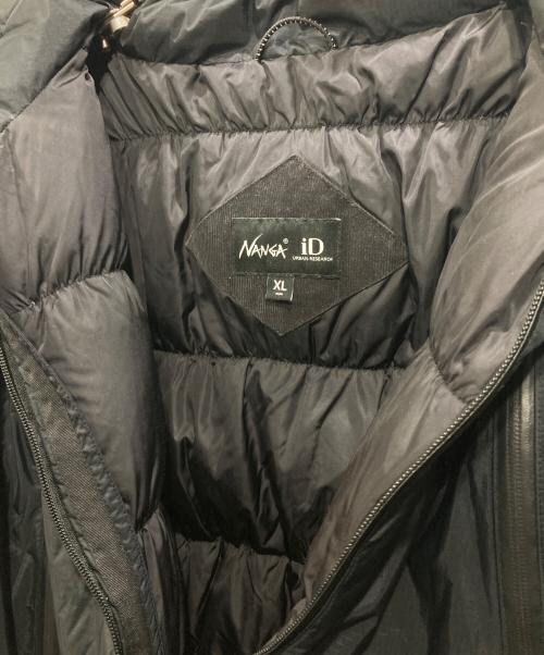 NANGA（ナンガ）NANGA (ナンガ) URBAN RESEARCH iD (アーバンリサーチアイディー) ダウンジャケット ブラック サイズ:SIZE XLの古着・服飾アイテム