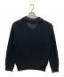 STUDIOUS (ステュディオス) SKIPPER KNIT 洗えるニットポロ ブラック サイズ:2：7000円