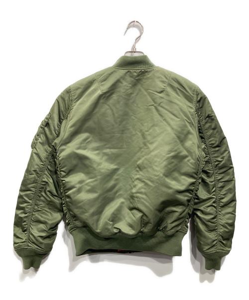 ALPHA（アルファ）ALPHA (アルファ) MA-1 flight jacket グリーン サイズ:SIZE Mの古着・服飾アイテム