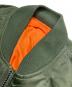 中古・古着 ALPHA (アルファ) MA-1 flight jacket グリーン サイズ:SIZE M：9000円
