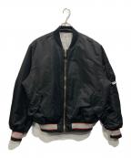 ALPHA×ONAIRアルファ×オンエア―）の古着「MA-1ジャケット」｜ブラック