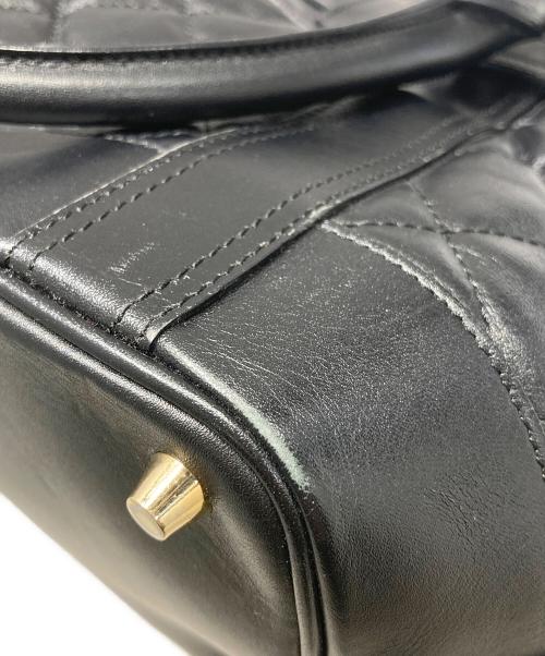 BURBERRY（バーバリー）BURBERRY (バーバリー) プローサム キルティングレザーバッグ ブラックの古着・服飾アイテム