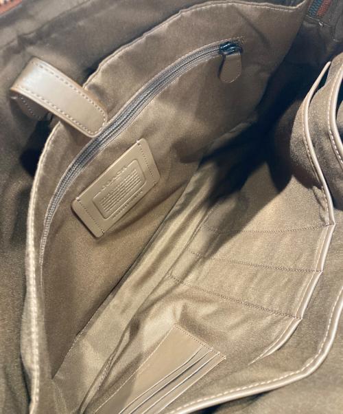 COACH（コーチ）COACH (コーチ) グラハム ストラクチャード ブリーフ オレンジの古着・服飾アイテム