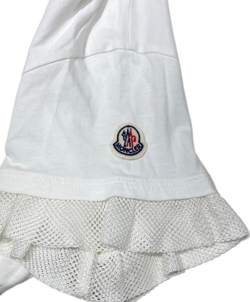 MONCLER（モンクレール）MONCLER (モンクレール) 切替カットソー ホワイト サイズ:14Aの古着・服飾アイテム