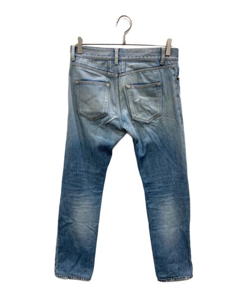 Saint Laurent Paris（サンローランパリ）Saint Laurent Paris (サンローランパリ) ダメージ加工デニムパンツ ブルー サイズ:SIZE28の古着・服飾アイテム
