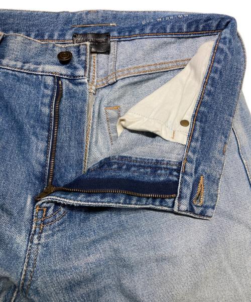 Saint Laurent Paris（サンローランパリ）Saint Laurent Paris (サンローランパリ) ダメージ加工デニムパンツ ブルー サイズ:SIZE28の古着・服飾アイテム