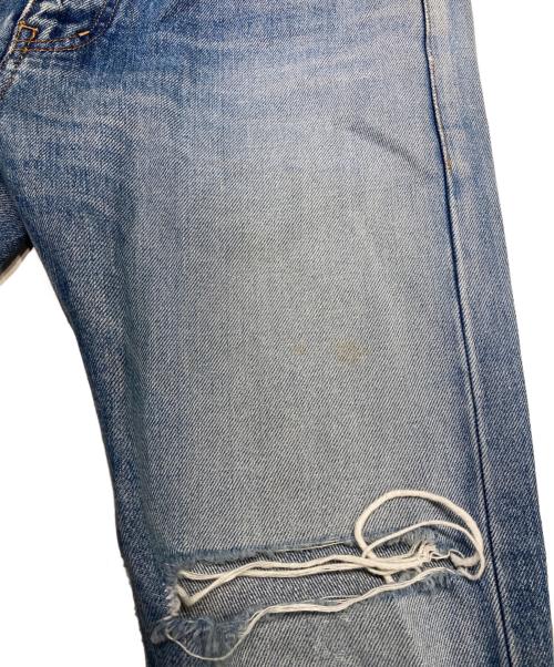 Saint Laurent Paris（サンローランパリ）Saint Laurent Paris (サンローランパリ) ダメージ加工デニムパンツ ブルー サイズ:SIZE28の古着・服飾アイテム