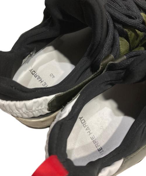 PIERRE HARDY（ピエールアルディ）PIERRE HARDY (ピエールアルディ) TREK COMET Sneakers ブラック サイズ:25㎝の古着・服飾アイテム