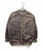 R'IAMリアム）の古着「MA1 LONGブルゾン」｜ブラウン