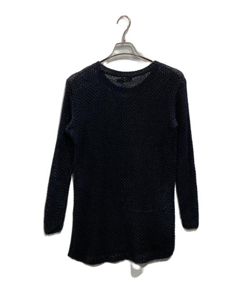 POLO RALPH LAUREN（ポロ・ラルフローレン）POLO RALPH LAUREN (ポロ・ラルフローレン) メッシュニット ブラック サイズ:Sの古着・服飾アイテム