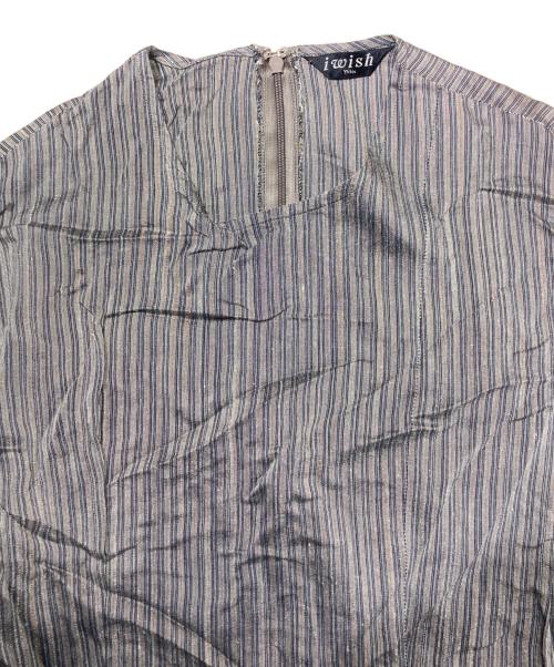 Y's bis（ワイズビス）Y'S bis (ワイズビス) ブラウスワンピース グレー サイズ:表記なしの古着・服飾アイテム