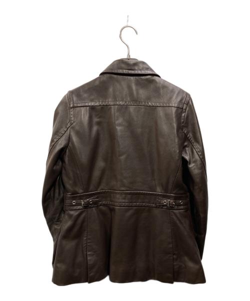 COACH（コーチ）COACH (コーチ) レザージャケット ブラウン サイズ:Sの古着・服飾アイテム