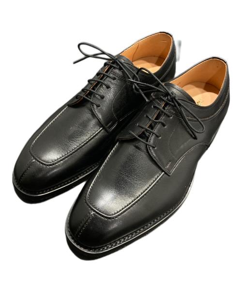 SCOTCH GRAIN（スコッチグレイン）SCOTCH GRAIN (スコッチグレイン) Uチップシューズ ブラック サイズ:24.5㎝の古着・服飾アイテム