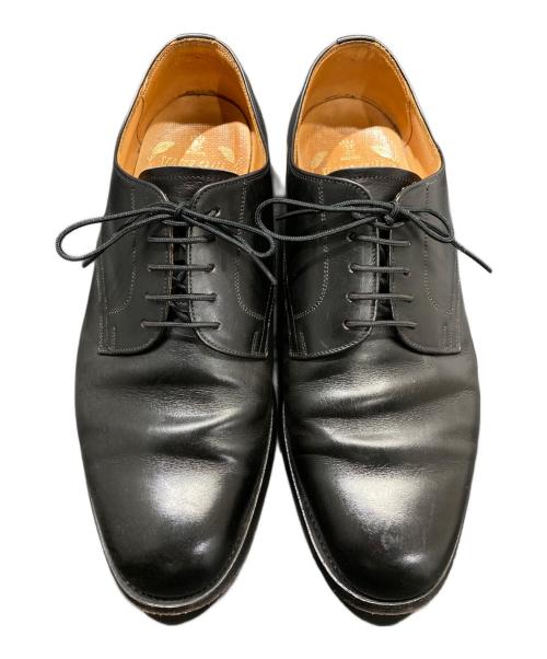 SCOTCH GRAIN（スコッチグレイン）SCOTCH GRAIN (スコッチグレイン) プレーントゥシューズ ブラック サイズ:24.5㎝の古着・服飾アイテム