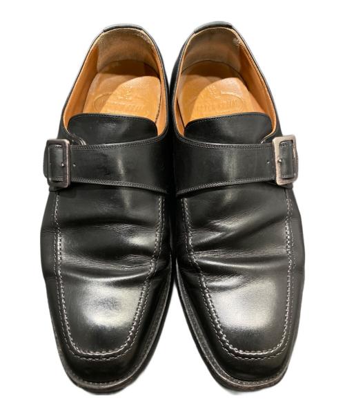 SCOTCH GRAIN（スコッチグレイン）SCOTCH GRAIN (スコッチグレイン) モンクストラップシューズ ブラック サイズ:25cmの古着・服飾アイテム